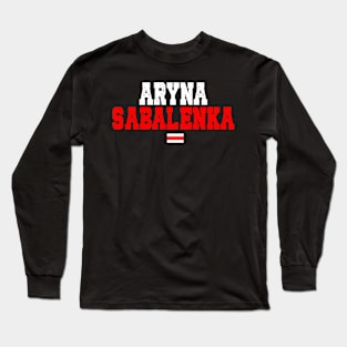 Aryna Sabalenka ( Belarussian Tennis Player) Long Sleeve T-Shirt